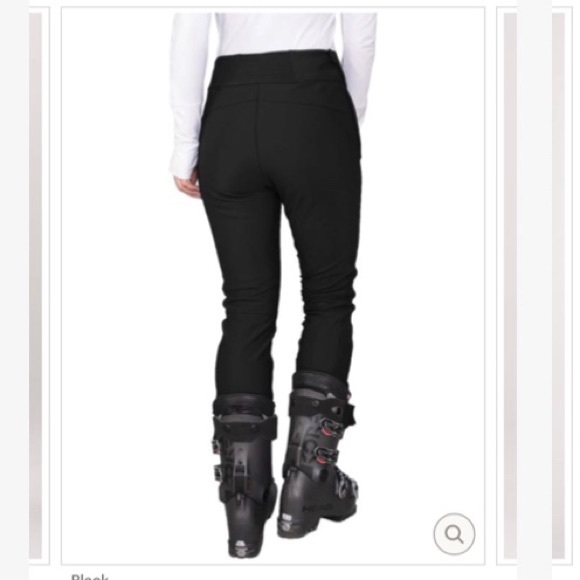 Obermeyer Ski Soft-Shell Black Pants Size 10R - Picture 2 of 13